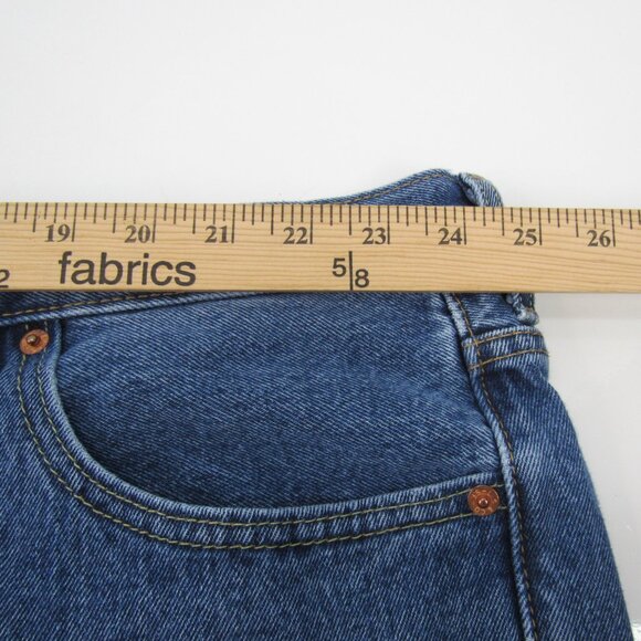 Levi Strauss & Co 550 Red Tab Men's High Rise Straight Leg Blue Jeans 48X31 - Picture 5 of 9